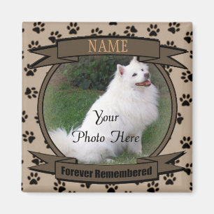 Forever Remembered Dog or Cat Keepsake Memorial Magnet