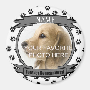 Forever Remembered Dog or Cat Keepsake Memorial Magnet