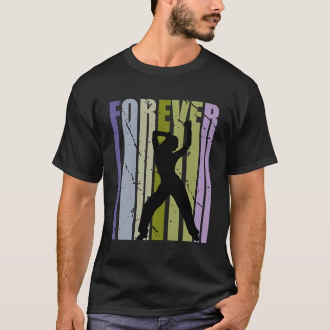 Forever Retro Dance Motivational Inspiring Cute Co T-Shirt (Front)