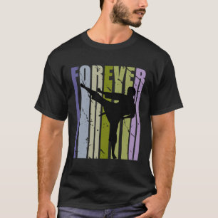 Forever Retro Jiu Jitsu Motivational Inspiring Cut T-Shirt