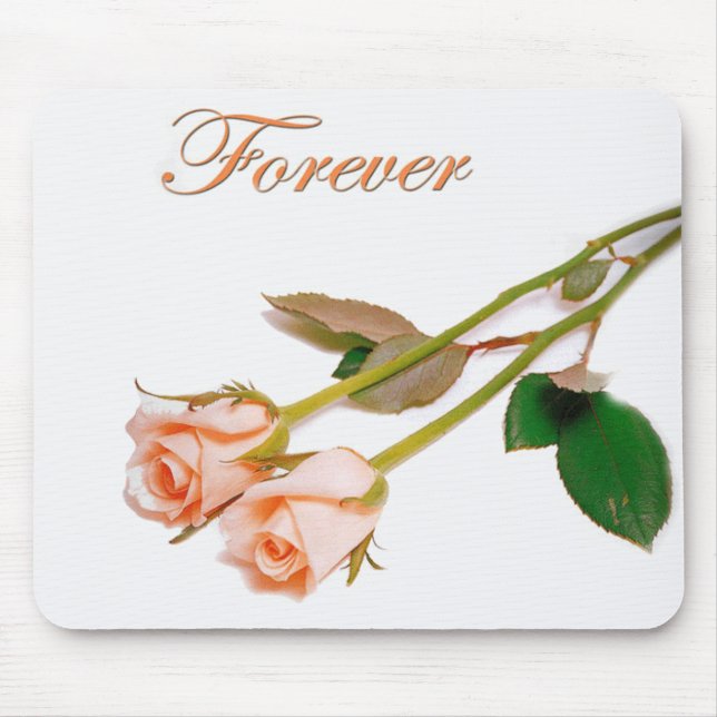 Forever Romantic / Wedding Mouse Mat (Front)