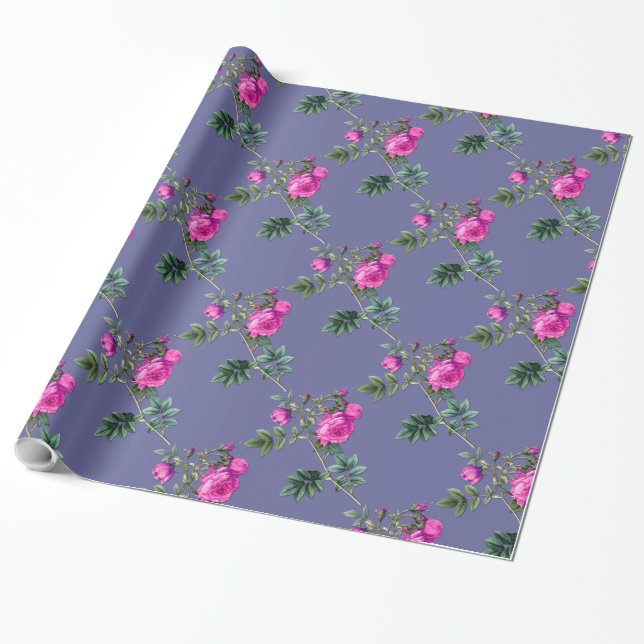 Forever Rose Wrapping Paper (Unrolled)