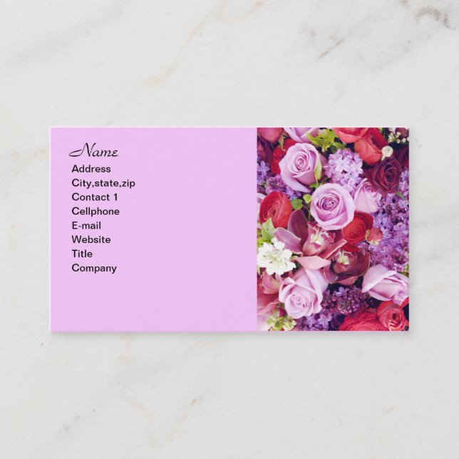 Forever Roses_ Business Card (Front)
