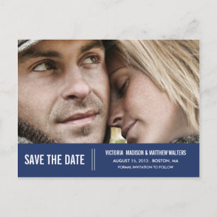 FOREVER SAVE THE DATE ANNOUNCEMENT POSTCARD