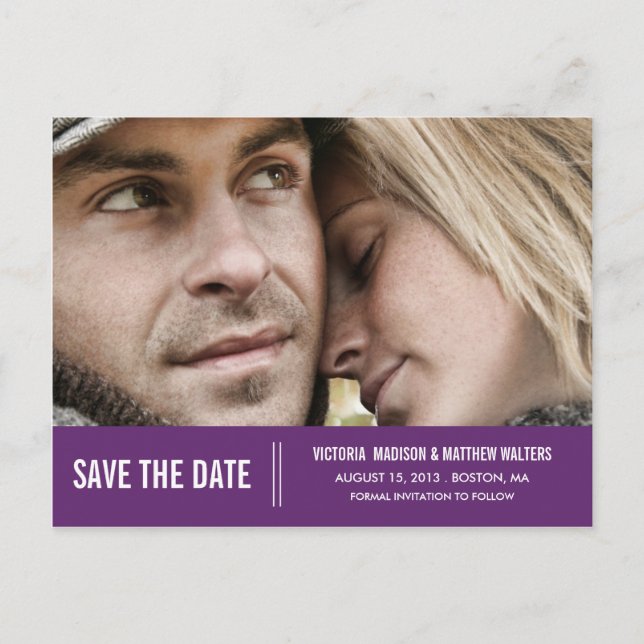 FOREVER | SAVE THE DATE ANNOUNCEMENT POSTCARD (Front)