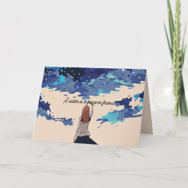 FOREVER SISTERS AND FRIENDS CARD (Front)