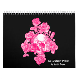 Forever Skulls Goth Fantasy 2014 Calendar
