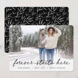 Forever Starts Here   Photo Engagement Announcement