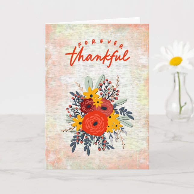 Forever Thankful Card (Small Plant)