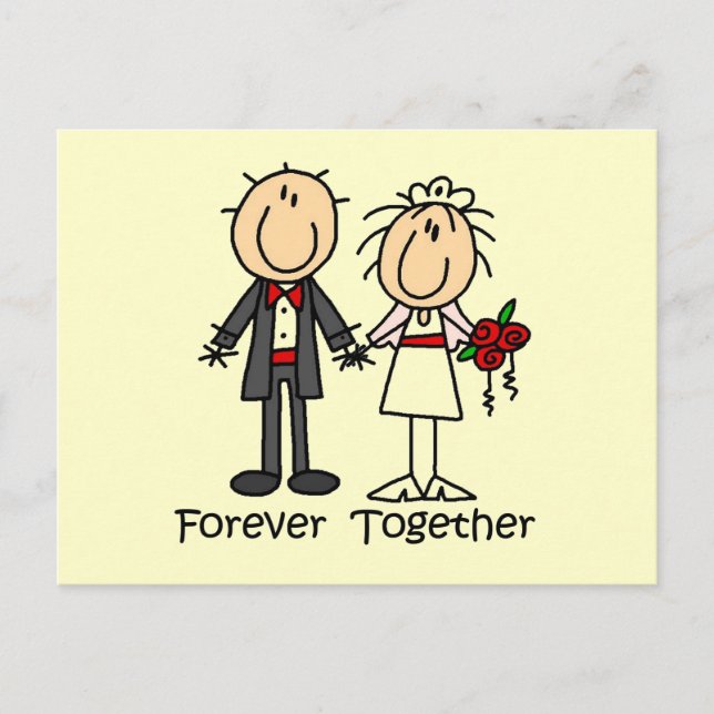Forever Together T-shirts and Gifts Postcard (Front)