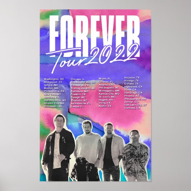 Forever Tour 2022 (Option 1) Poster (Front)