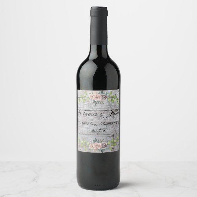 Forever Two Hearts - One Love Wine Label (Front)