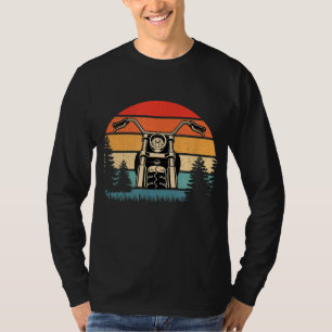 Forever Two Wheels Motorcycle Biker T-Shirt