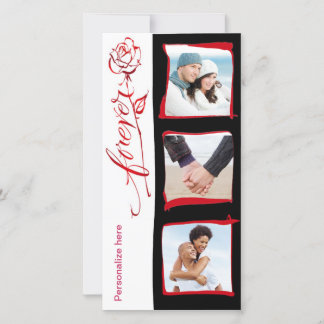 Forever Valentine's  Anniversary Photo Card