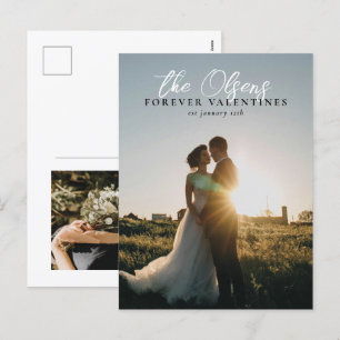 "Forever Valentines" Valentines Day Photo Postcard
