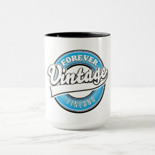 Forever vintage Finland logo Mug