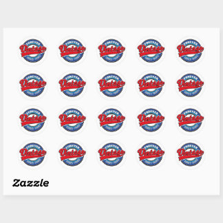 forever vintage Gordes France logo Classic Round Sticker