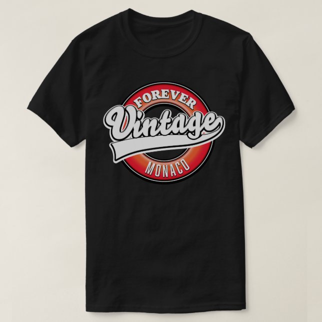 forever vintage Monaco T-Shirt (Design Front)