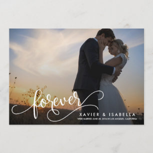 Forever Wedding Announcement
