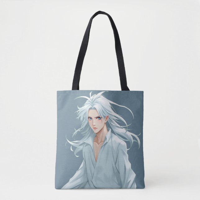 Forever Young Anime Art Tote Bag (Front)