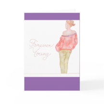 Forever Young greeting card