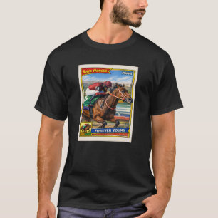 Forever Young Horse, Horse Racing, Del Mar, Santa T-Shirt