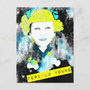 forever young postcard