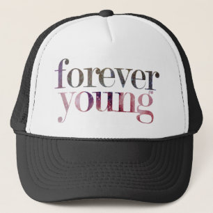 Forever Young Snapback Trucker Hat