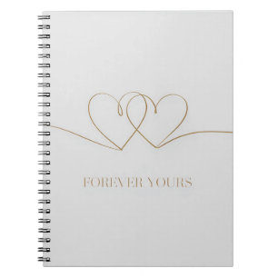 Forever Yours: Intertwined Hearts Design Notebook