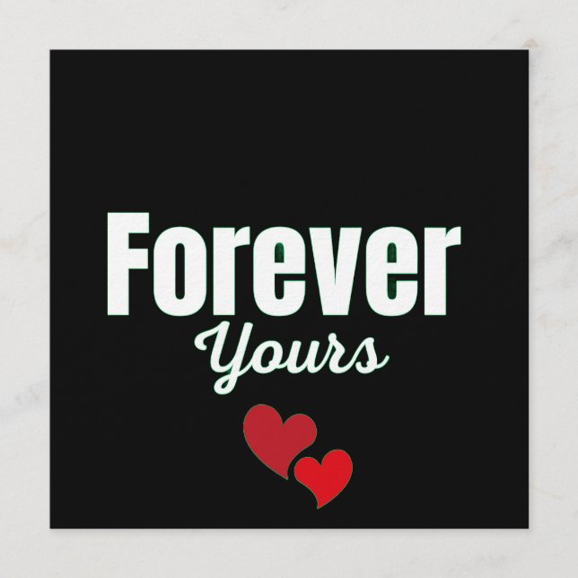 Forever Yours Invitation (Front)