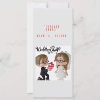 "Forever Yours Invitations.