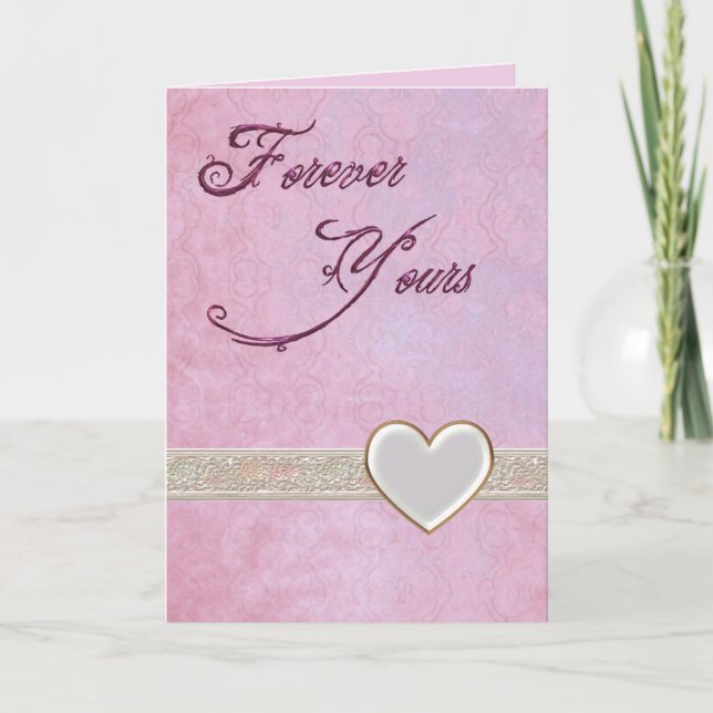 Forever Yours Romance Card (Front)
