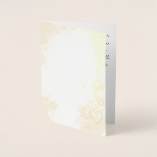 Forever yours, Valentine Folded Greeting Card