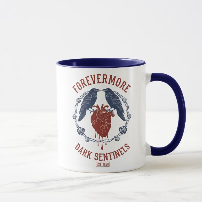 Forevermore Dark Sentinels Ravens Mug (Right)