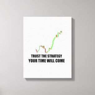Forex Trader Stretched Canvas Print