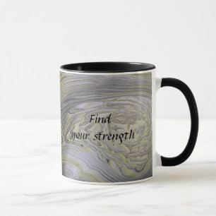 Forge Your Own Path Metallic Quote Mug