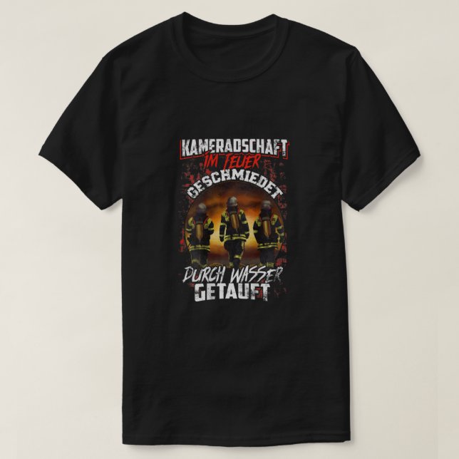 Forged Firefighter Fire Brigade T-Shirt (Design Front)