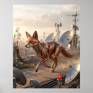 Forged Fox Ember Poster