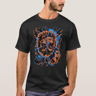Forged in Chaos Lion Shirt – Street Punk Strength 