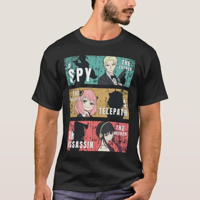 Forger Family Anime Pop Art T-Shirt (Front)