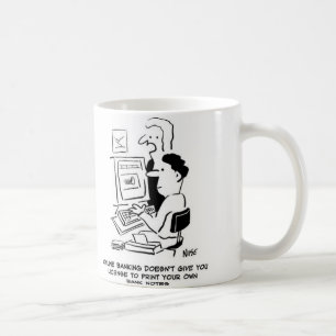 Forger prints own banknotes online coffee mug
