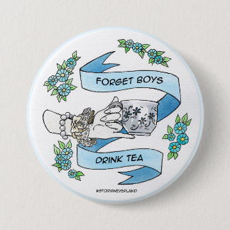 Forget Boys 7.5 Cm Round Badge