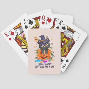 Forget Candy, Just Give Me A Cat Playing Cards