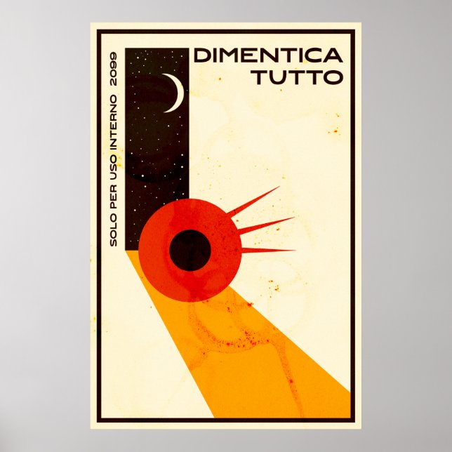 Forget Everything Italian Movie Poster (Front)