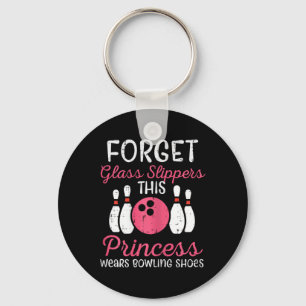 Forget Gl Slippers Bowling Shoes Bowler Women Girl Key Ring