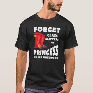 Forget Glass Slippers This Princess Wears Fire Boo T-Shirt