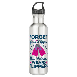 Forget Glass Slippers This Princess Wears Flippers 710 Ml Water Bottle