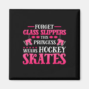 Forget Glass Slippers This-Princess Wears Hockey S Magnet