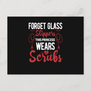 Forget glass slippers this princess wears scribs postcard