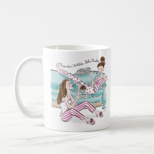 Forget Love I'd Rather Fall in Chocolate! PJ Party Coffee Mug